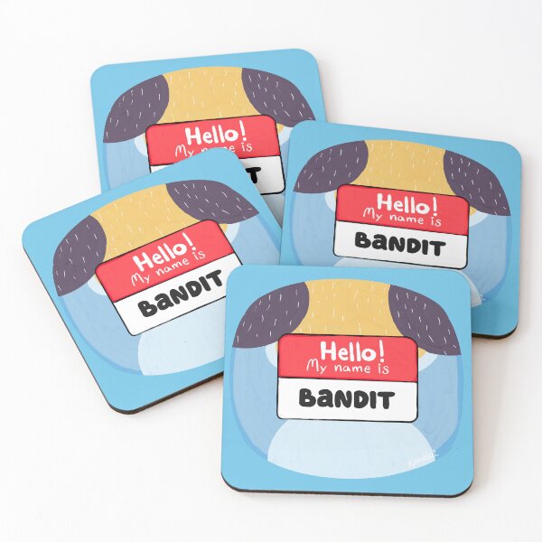 Item preview,  Blue Heeler Dad Name Tag (Bandit) designed and sold by Art by Jessica Beroldi.