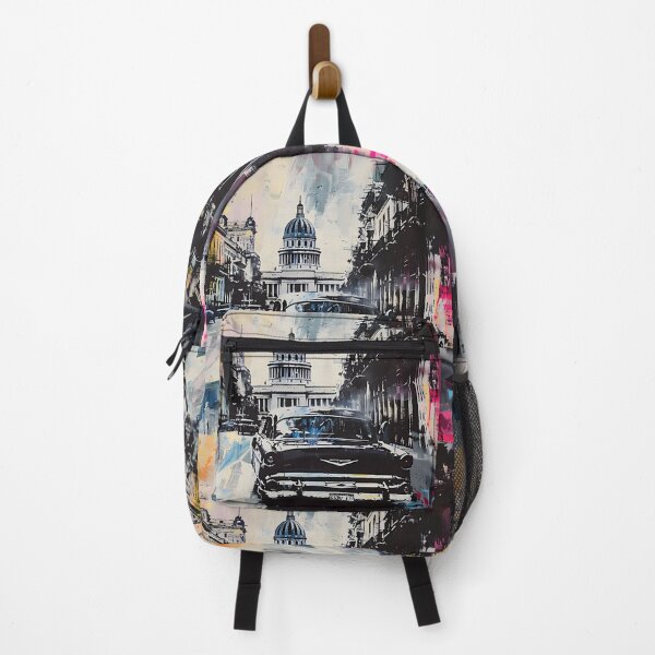 Item preview, Cuban Classic Revival - Vintage Cars Amidst Havana's Historic Streets designed and sold by OlfactoART Studio.