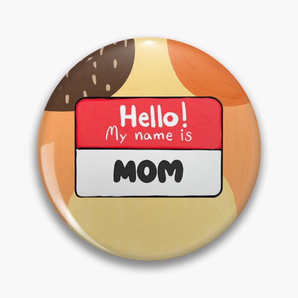 Item preview, Blue Heeler Mom Name Tag (Mom) designed and sold by Art by Jessica Beroldi.