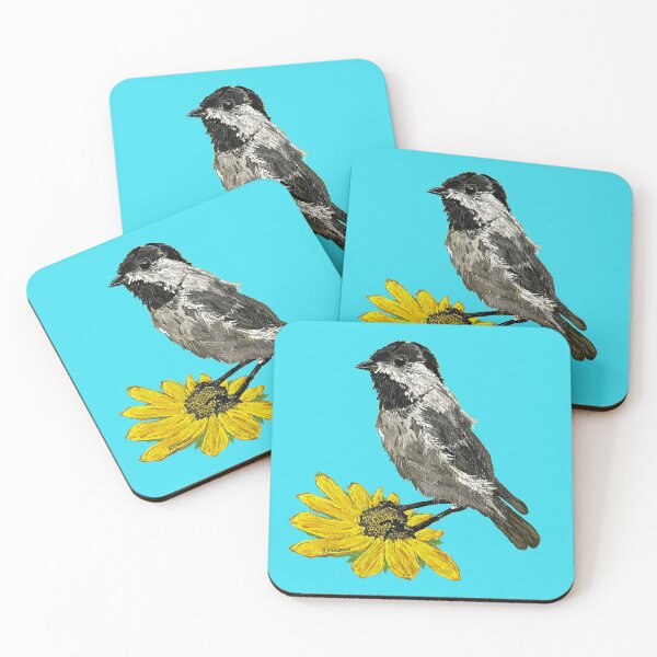Item preview, Chickadee On A Sunflower designed and sold by JDFehlauer.
