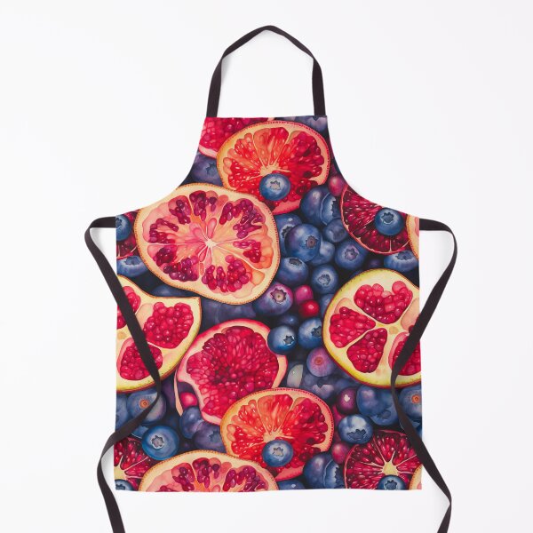 Item preview,  Pomegranate and berries in bright colors designed and sold by Sch1hShops.