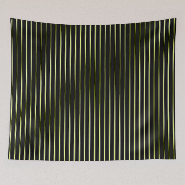 Item preview, white and neon yellow triple pinstripe designed and sold by TanyaRomeo.