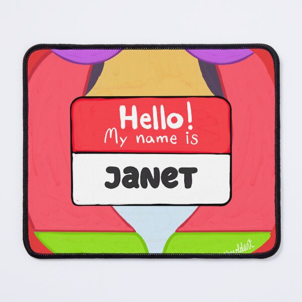 Item preview, Heeler Granny Name Tag (Janet) designed and sold by Art by Jessica Beroldi.
