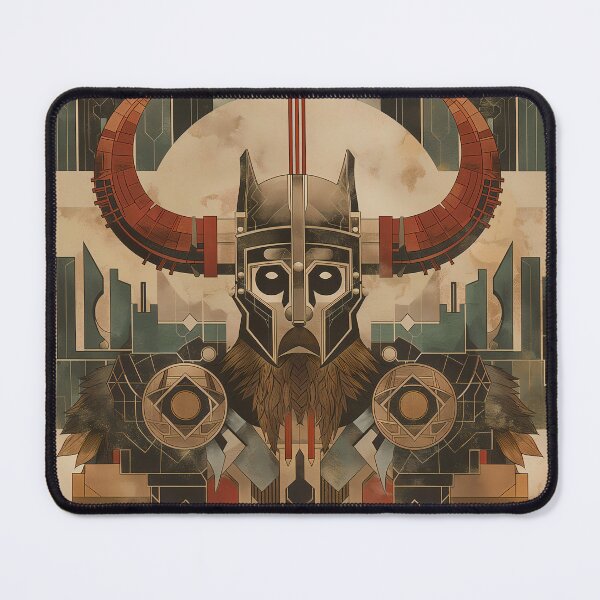 Item preview, Viking Gods in a Dieselpunk Art Nouveau World designed and sold by deepglitchart.
