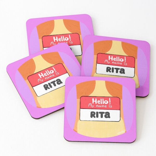 Item preview, Heeler Granny Name Tag (Rita) designed and sold by Art by Jessica Beroldi.