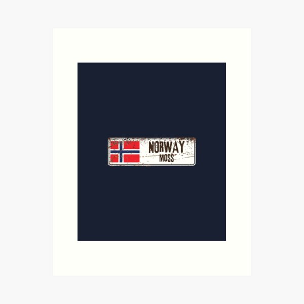 Artikel-Vorschau von Moos Norwegen Flagge Vintage Design, designt und verkauft von jeshands.