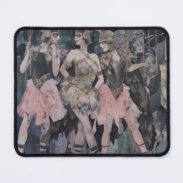 Item preview, Viking warriors and flappers in a fantastic city designed and sold by deepglitchart.
