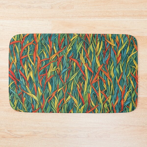 Item preview, Abstract Colorful Seagrass Pattern designed and sold by calibrit.
