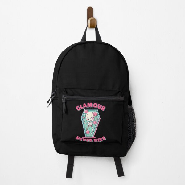 Item preview, Glamour Never Dies - Kawaii Skeleton in Coffin Artwork. Gift for pastel goth enthusiasts. designed and sold by Unitepeople.