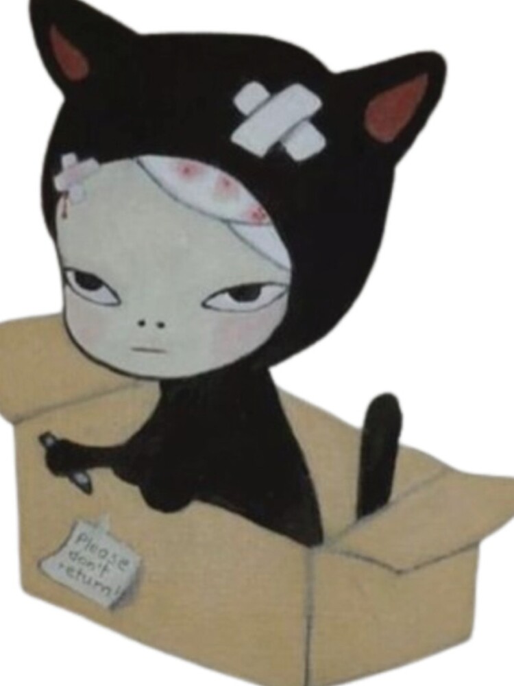 Thumbnail 4 of 4, iPhone Case, yoshitomo nara cat in box designed and sold by chiaoo.