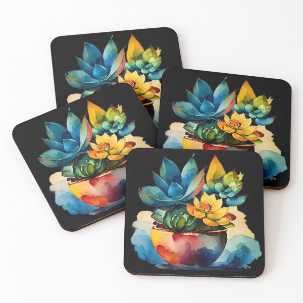 Item preview, Watercolor Succulent Design designed and sold by IvyIsle.