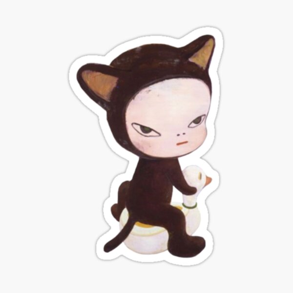 Item preview, yoshitomo nara cat  designed and sold by chiaoo.