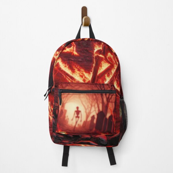 Item preview, skeleton with red flames. designed and sold by adiel14.