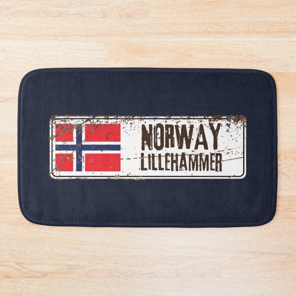 Item preview, Lillehammer Norway Flag – Olympic City & Mountain designed and sold by jeshands.