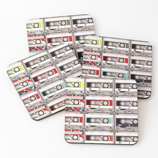 Item preview, hipster colorful retro cassettes music designed and sold by FleurDesign.