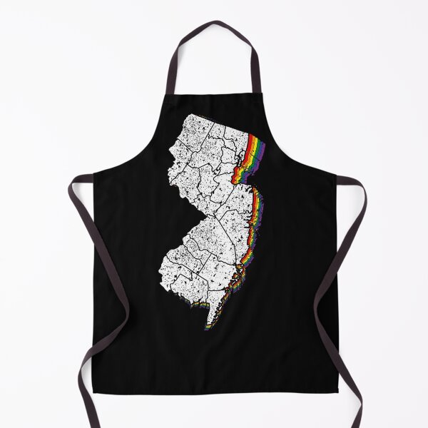 Item preview, Vintage New Jersey Pride Map - Retro Style designed and sold by thaneydesign.
