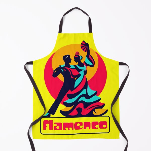 Item preview, Flamenco Dance Couple with Text - Color Illustration Minimal designed and sold by AD-Digital-Art.