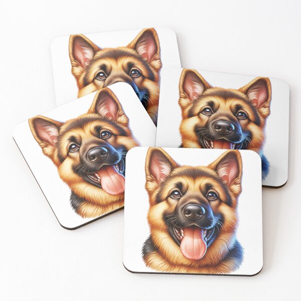 Item preview, Cute German Shepherd Face designed and sold by TheAnimalZ00.