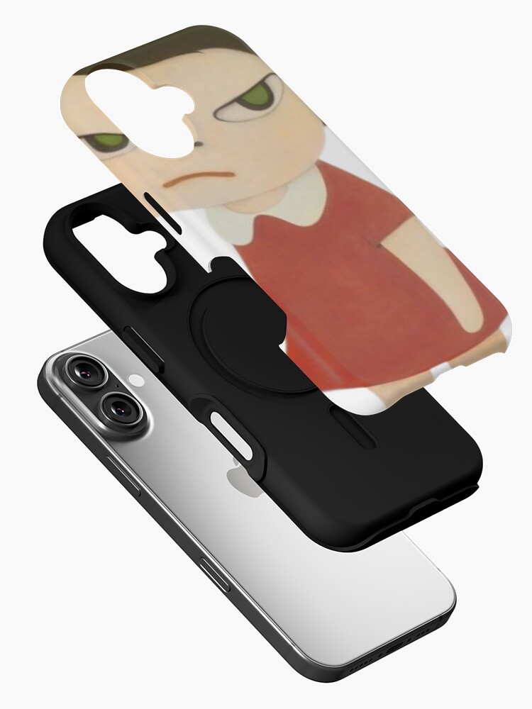 Thumbnail 2 of 4, iPhone Case, yoshitomo nara red dress girl designed and sold by chiaoo.