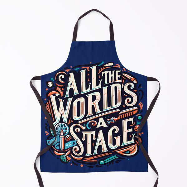 Item preview, All the world's a stage, typography designed and sold by maxmaj.