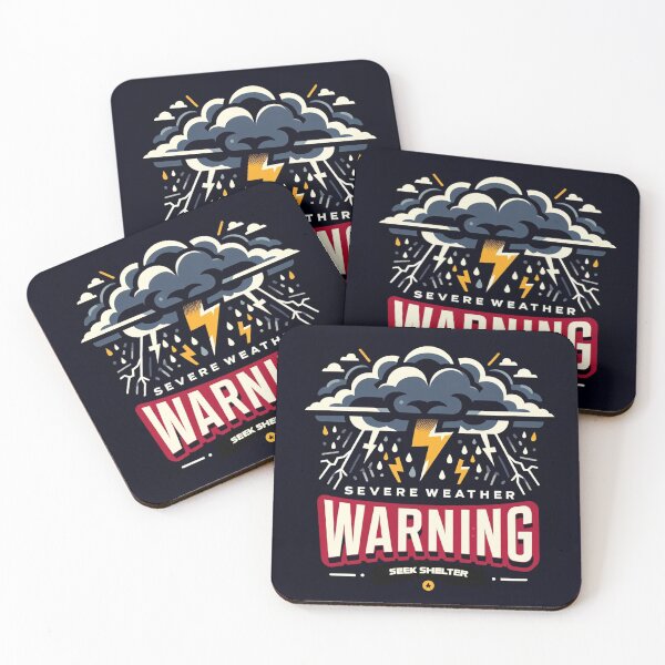 Item preview, Severe Weather Warning designed and sold by Revozzy.
