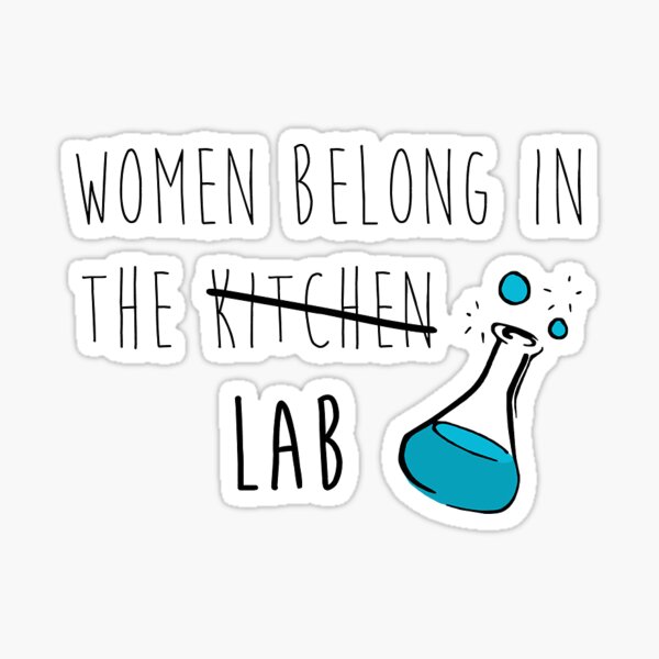 Item preview, Women belong in the lab designed and sold by jukera98.