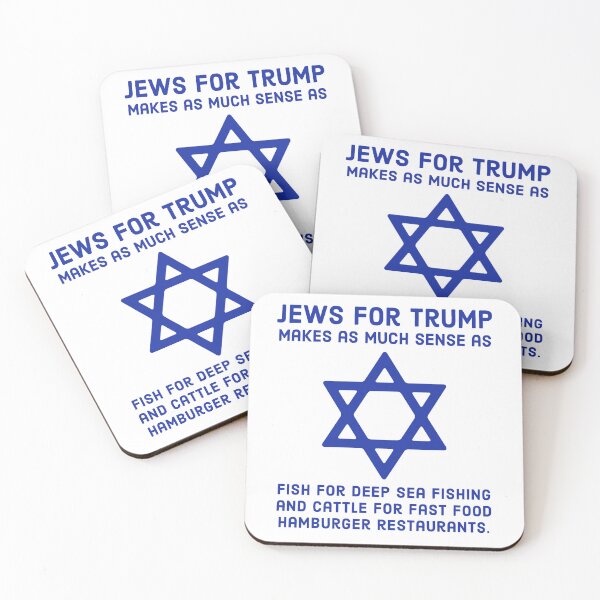 Item preview, Jews for Trump political humor design  designed and sold by Rachel the Artist .