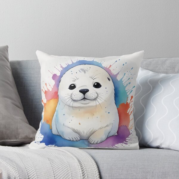 Item preview, Foca Arpa Acuarela designed and sold by WildlifeInc.