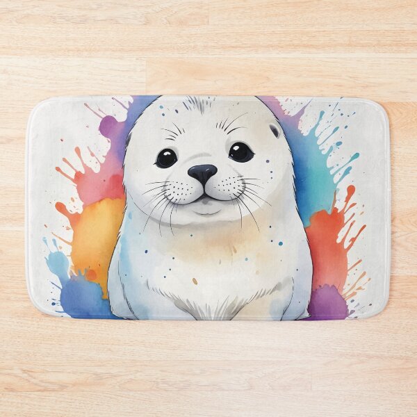 Item preview, Foca Arpa Acuarela designed and sold by WildlifeInc.