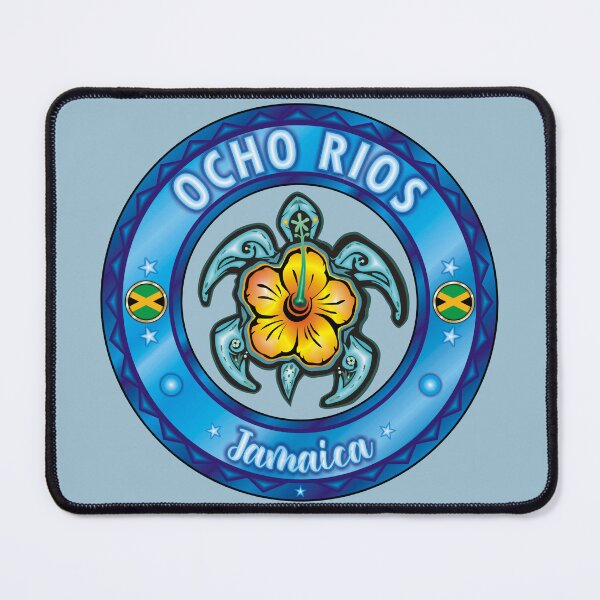 Item preview, Ocho Rios Jamaica sea turtle hibiscus designed and sold by studioss76.