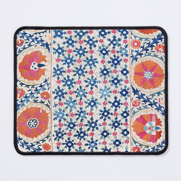 Item preview, Bokhara Nim Suzani South West Uzbekistan Embroidery  Print designed and sold by Vicky Brago-Mitchell®.