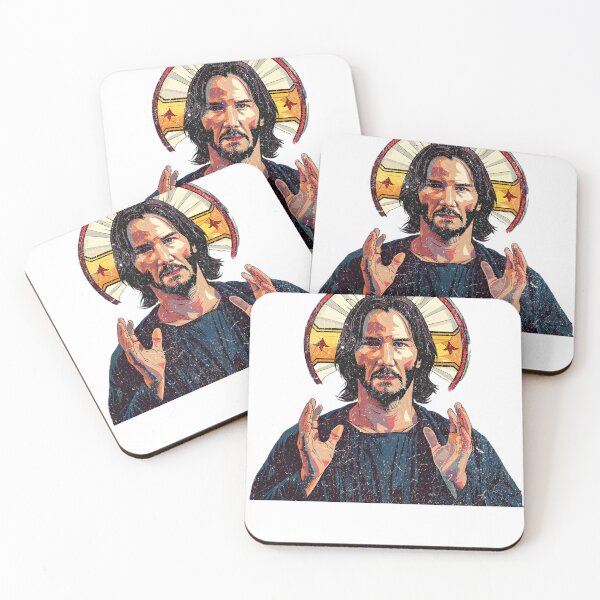 Item preview, Keanu Reeves as Jesus - What would Keanu do? designed and sold by walrusindustrie.