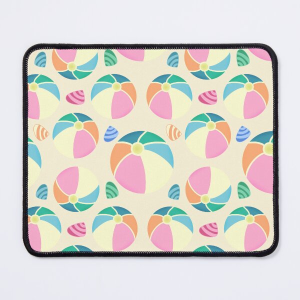Item preview, Colourful Seashells and Beach Ball Fun Design On Cornsilk White designed and sold by JaselviiStudio.