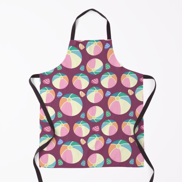 Item preview, Colourful Seashells and Beach Ball Fun Design On Fandango Pink designed and sold by JaselviiStudio.