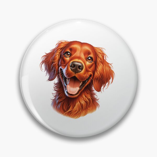 Item preview, Cute Irish Setter Face designed and sold by TheAnimalZ00.