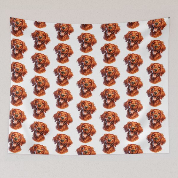 Item preview, Cute Irish Setter Face designed and sold by TheAnimalZ00.