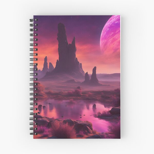 Item preview, Galactic Sunset Over Alien Planet designed and sold by Gargantua99.