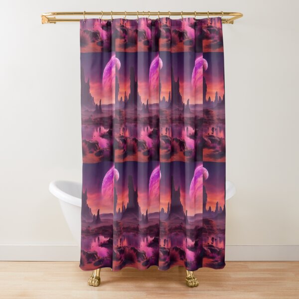 Item preview, Galactic Sunset Over Alien Planet designed and sold by Gargantua99.