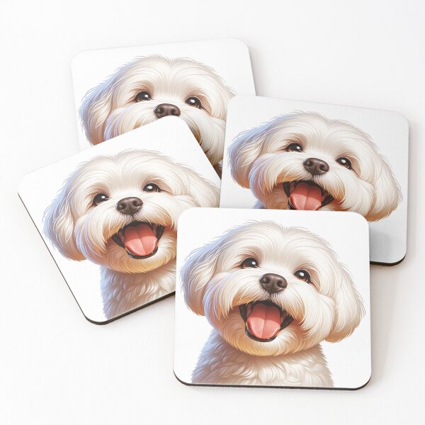 Item preview, Cute Maltese Face designed and sold by TheAnimalZ00.