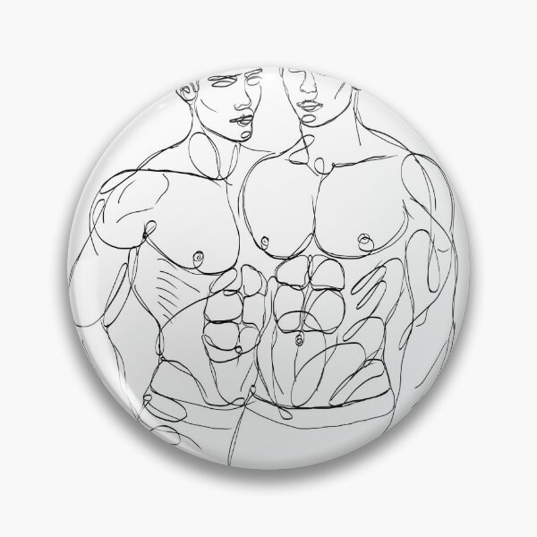Item preview, Aiden and Leo - One Line Art, Naked Man Line Art, Printable Wall Art, Art Print, Nude Line Art Man, Male Sketch Art, Nude Gay Art, Line Drawing Male, Gay designed and sold by GarconArts.