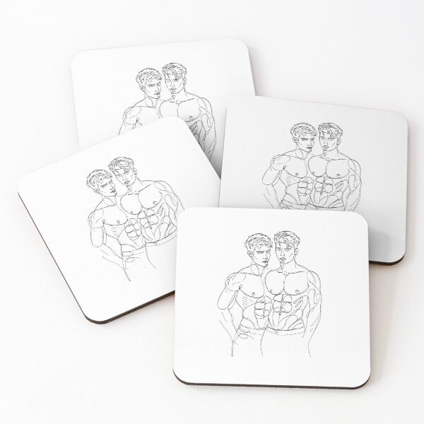 Item preview, Aiden and Leo - One Line Art, Naked Man Line Art, Printable Wall Art, Art Print, Nude Line Art Man, Male Sketch Art, Nude Gay Art, Line Drawing Male, Gay designed and sold by GarconArts.