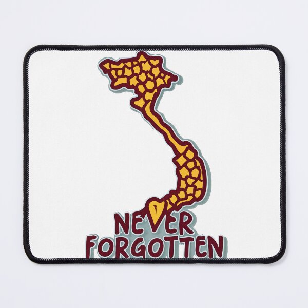 Item preview, Vietnam Map Heart 'Never Forgotten' - Vietnam Veteran Tribute designed and sold by NiftyWrx.