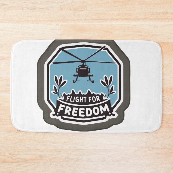 Item preview, Flight for Freedom - Vietnam War Helicopter Silhouette designed and sold by NiftyWrx.