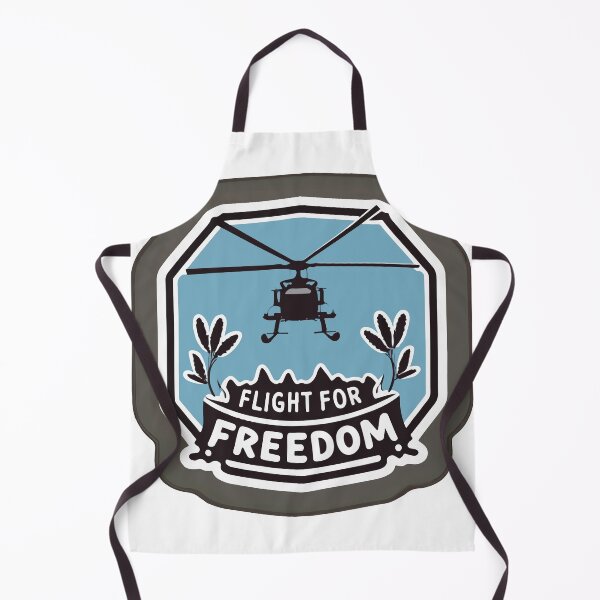Item preview, Flight for Freedom - Vietnam War Helicopter Silhouette designed and sold by NiftyWrx.
