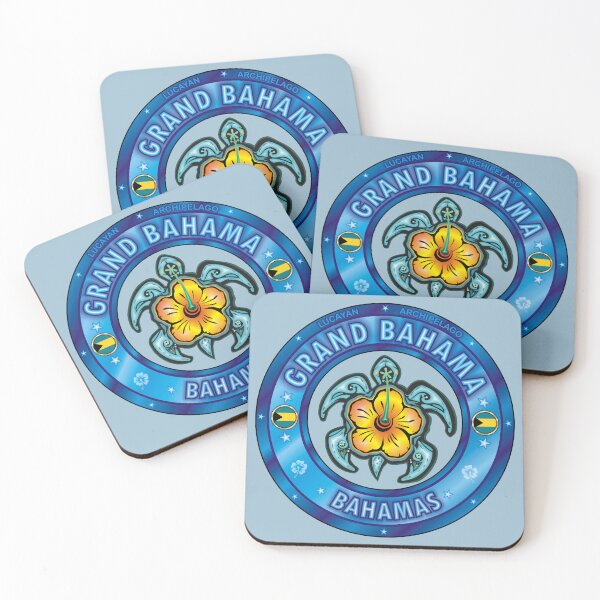 Item preview, Grand Bahama Island Bahamas sea turtle hibiscus designed and sold by studioss76.