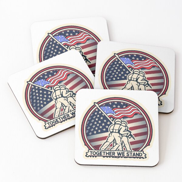Item preview, Together We Stand - Soldiers Lifting Flag designed and sold by NiftyWrx.