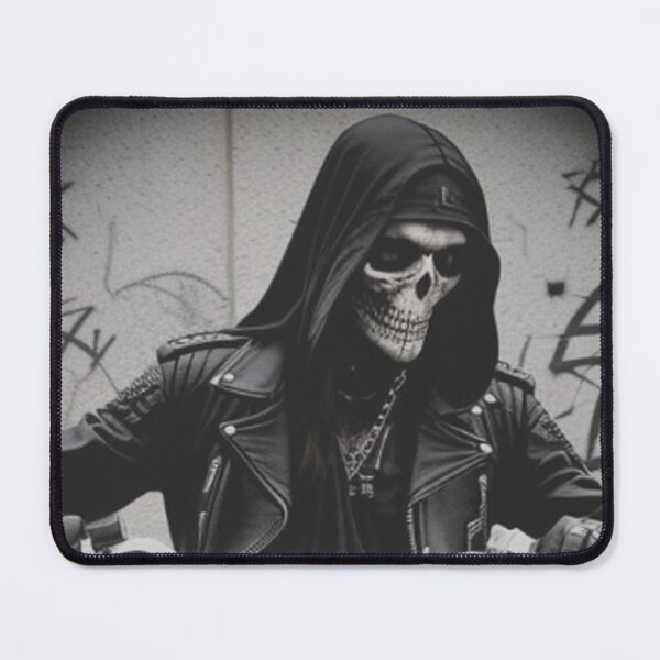 Item preview, Vintage Grunge Skull Biker Graffiti designed and sold by TheDarkWardrobe.