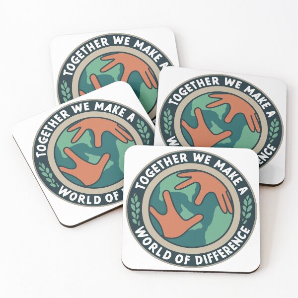 Item preview, Together We Make a World of Difference - Global Unity designed and sold by NiftyWrx.