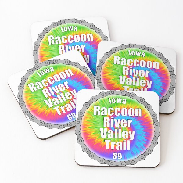 Item preview, Raccoon River Valley Trail (tie-dye) designed and sold by PurpleCowStudio.