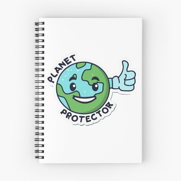 Item preview, Planet Protector - Smiling Earth Cartoon designed and sold by NiftyWrx.
